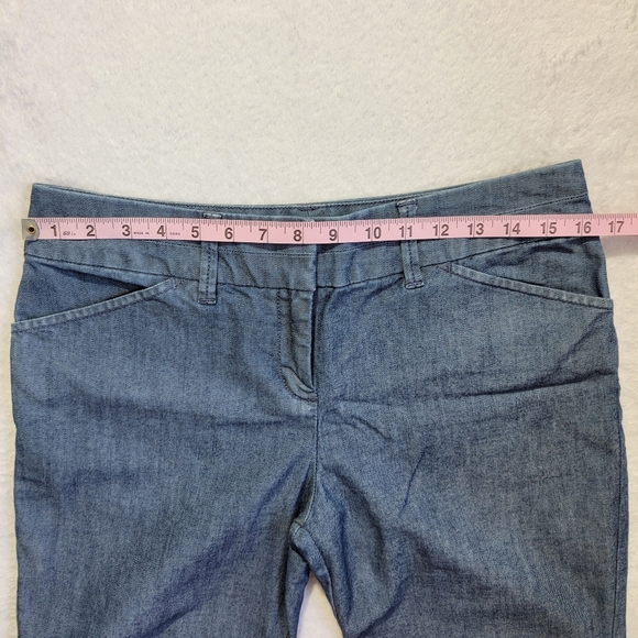 The Limited Denim 312 Flare Denim Jeans Mid Rise Pockets Med Wash Size 10 - Picture 9 of 12
